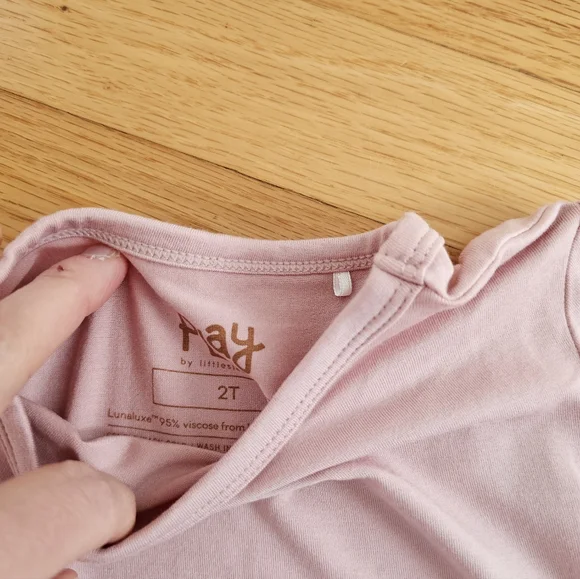 Little Sleepies Mauve Long Sleeve - Picture 2 of 2